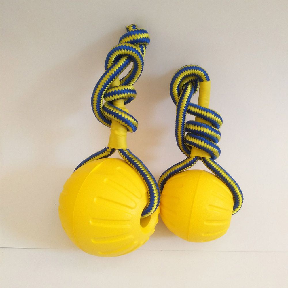 Suction Cup Dog Tug Toy - 7 см/9 см желтый неразрушимый резиновый