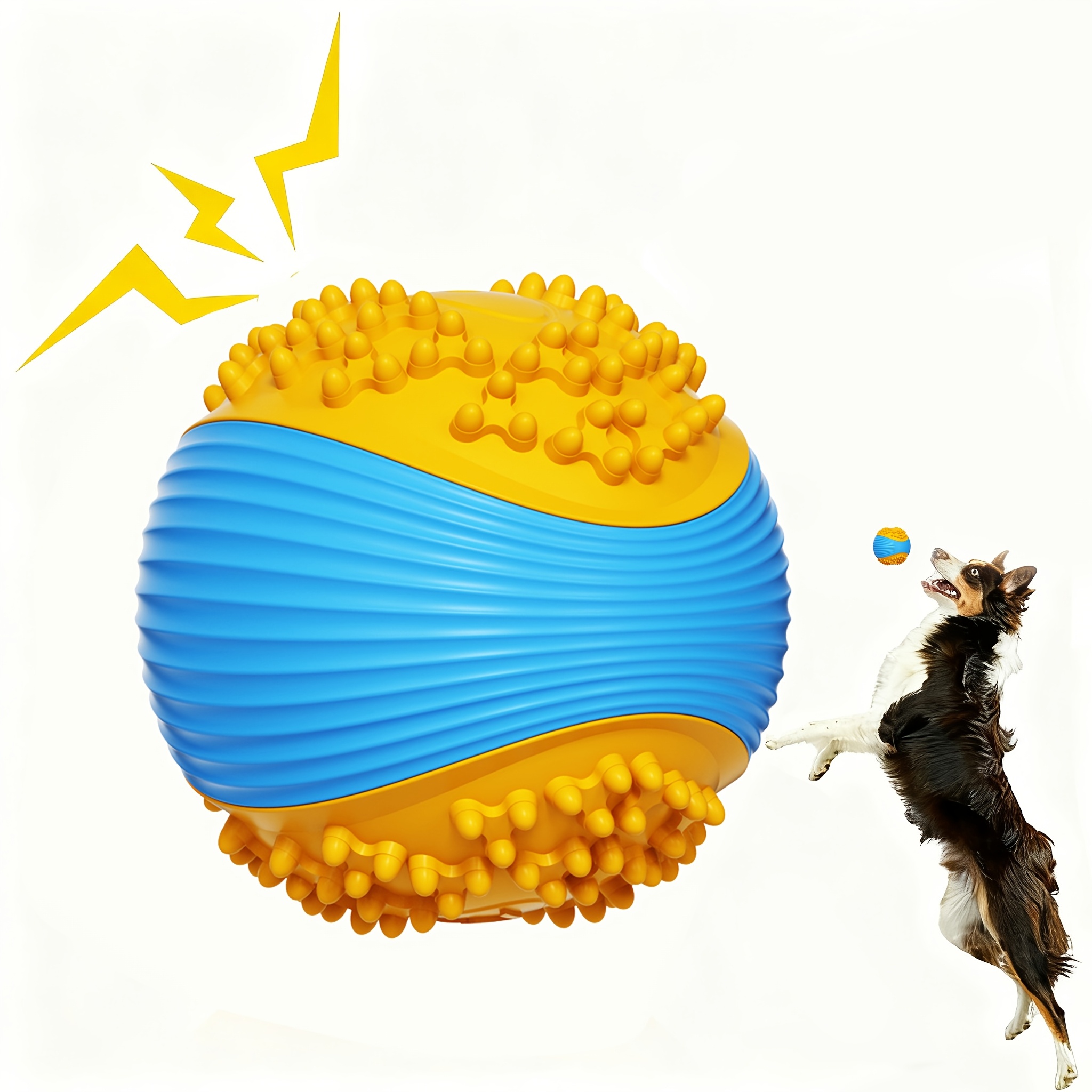 Indestructible Dog Chew Toy - Неразрушимый пищащий мяч для собак, прочная