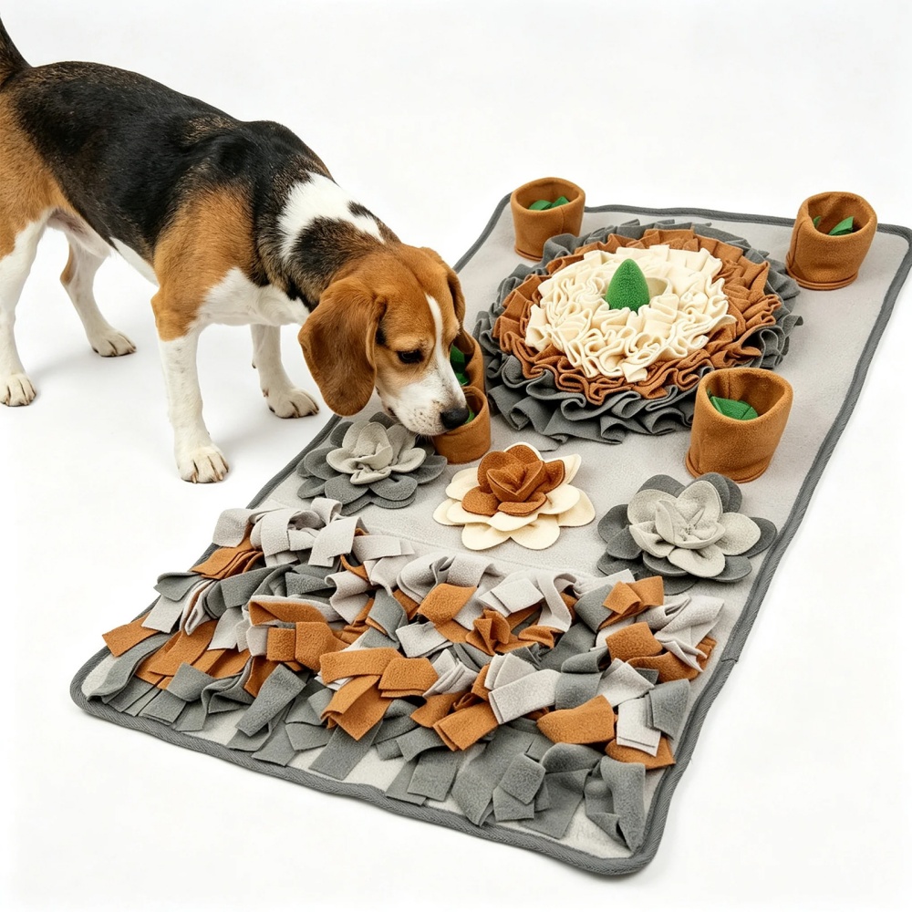 Snuffle Mat For Dogs - Многослойный коврик-назоводка для питомцев из мягкого