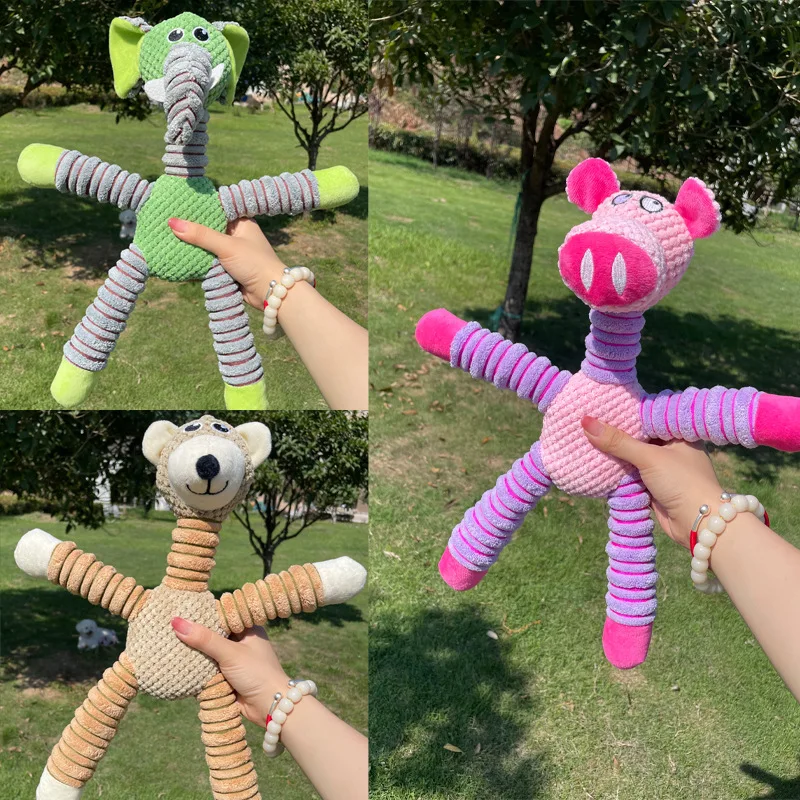 Indestructible Dog Chew Toy - Неразрушимые пищащие игрушки для собак крупных