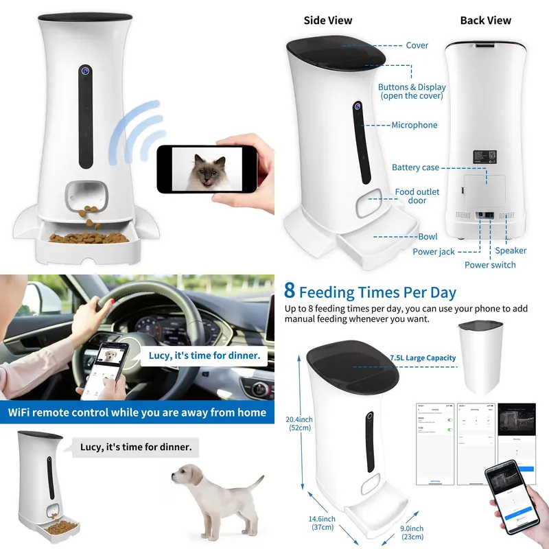 Pet Feeders - Камера-кормушка для животных с Wi-Fi для
