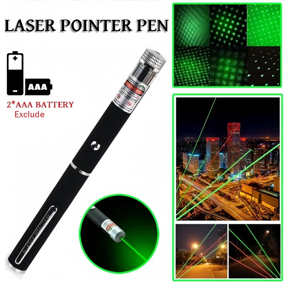Laser Pointer Cat Toy Automatic - Лазерная указка (зеленый/красный луч) для обучения,