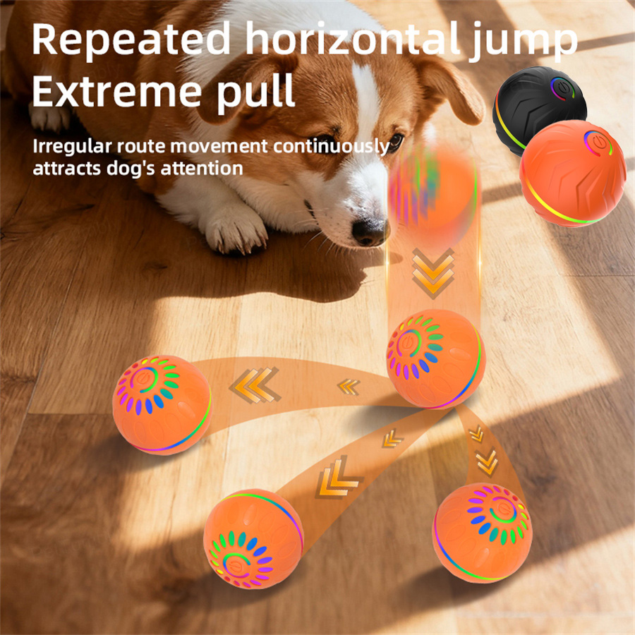 Automatic Moving Dog Ball - Интерактивные умные игрушки-мячи для собак -