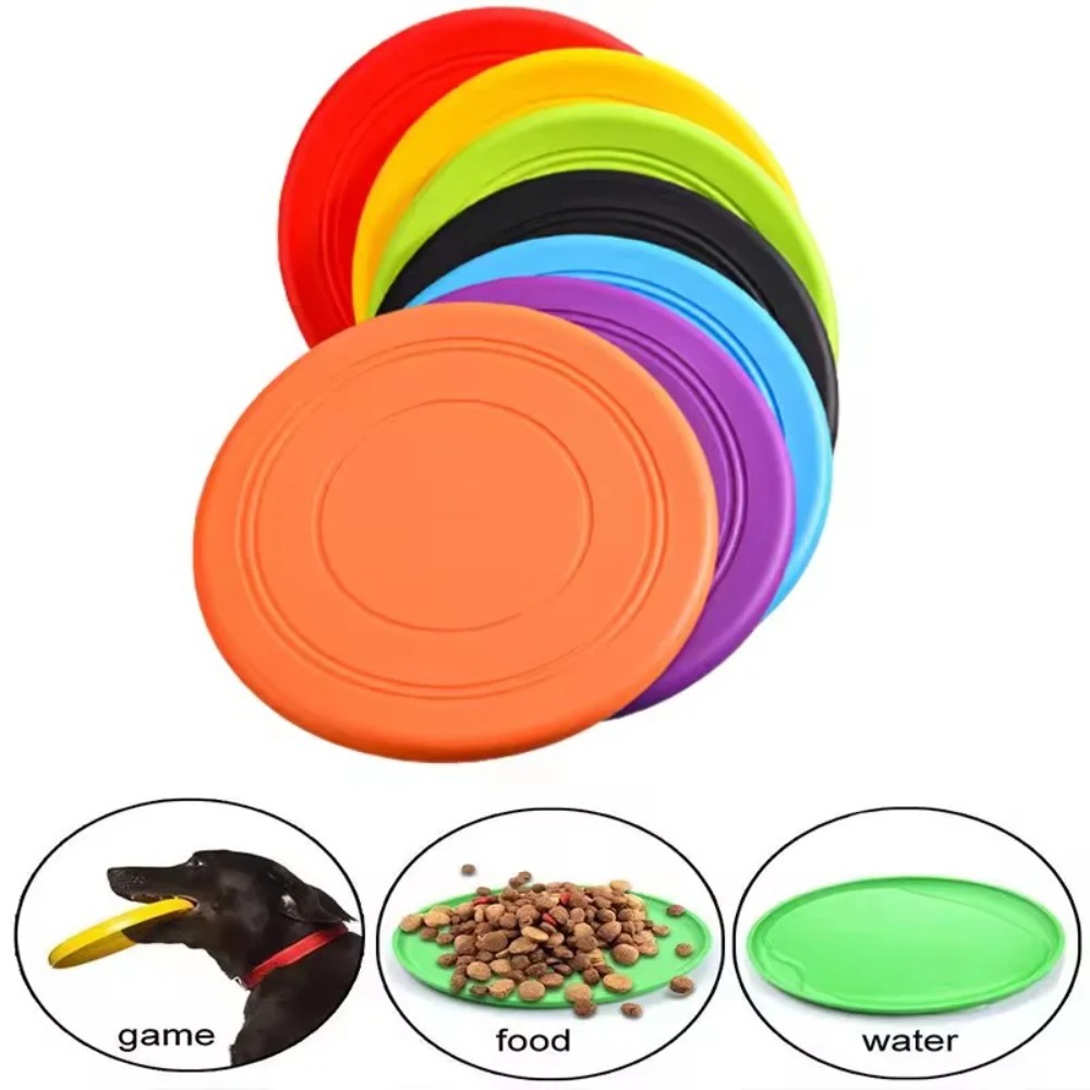 Летающий диск для собак из TPR – обзор и цена Flying Disc Dog Training Toy