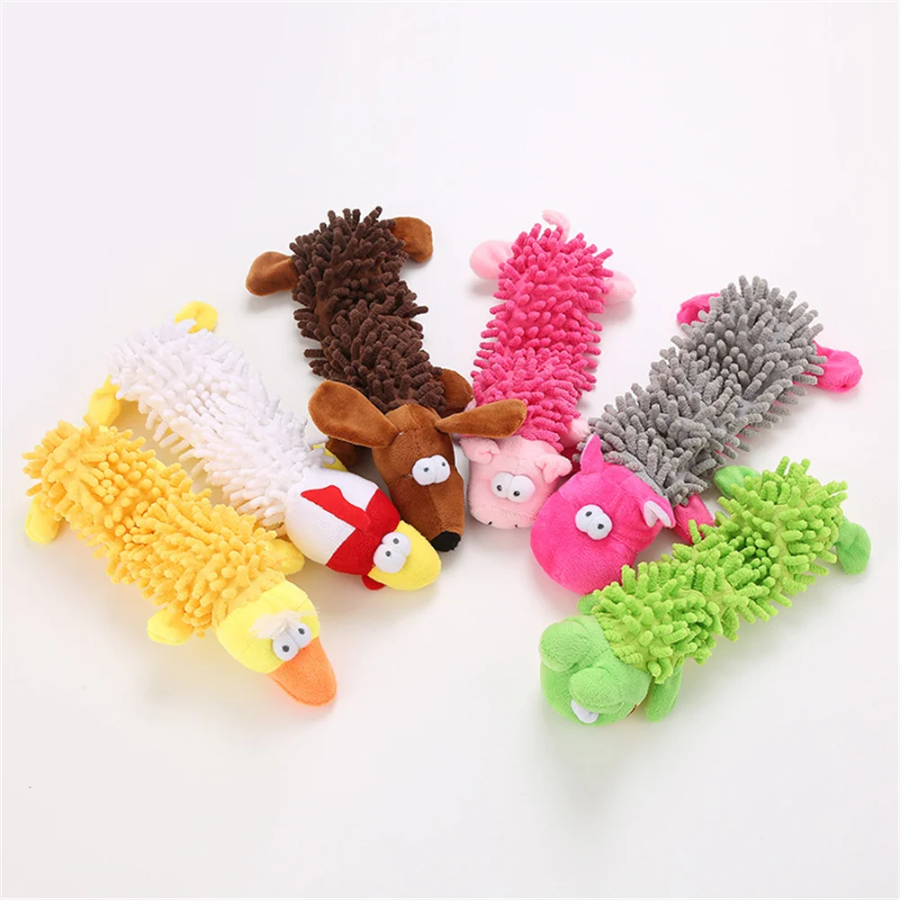 Плюшевые игрушки для щенков, с – обзор и цена Interactive Squeaky Plush Dog Toy