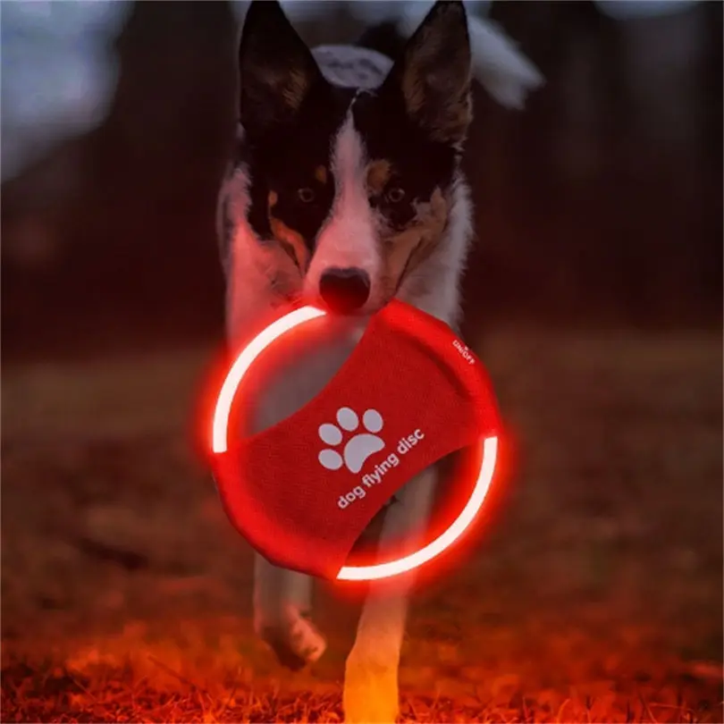 Игрушка для собак, светодиодны – обзор и цена Flying Disc Dog Training Toy