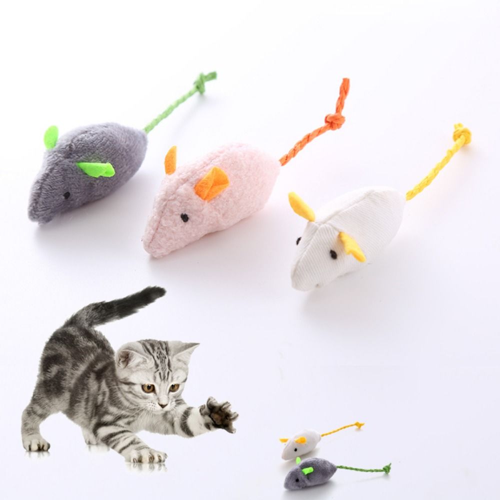 2 шт. забавные плюшевые мягкие – обзор и цена Catnip Interactive Plush Mouse