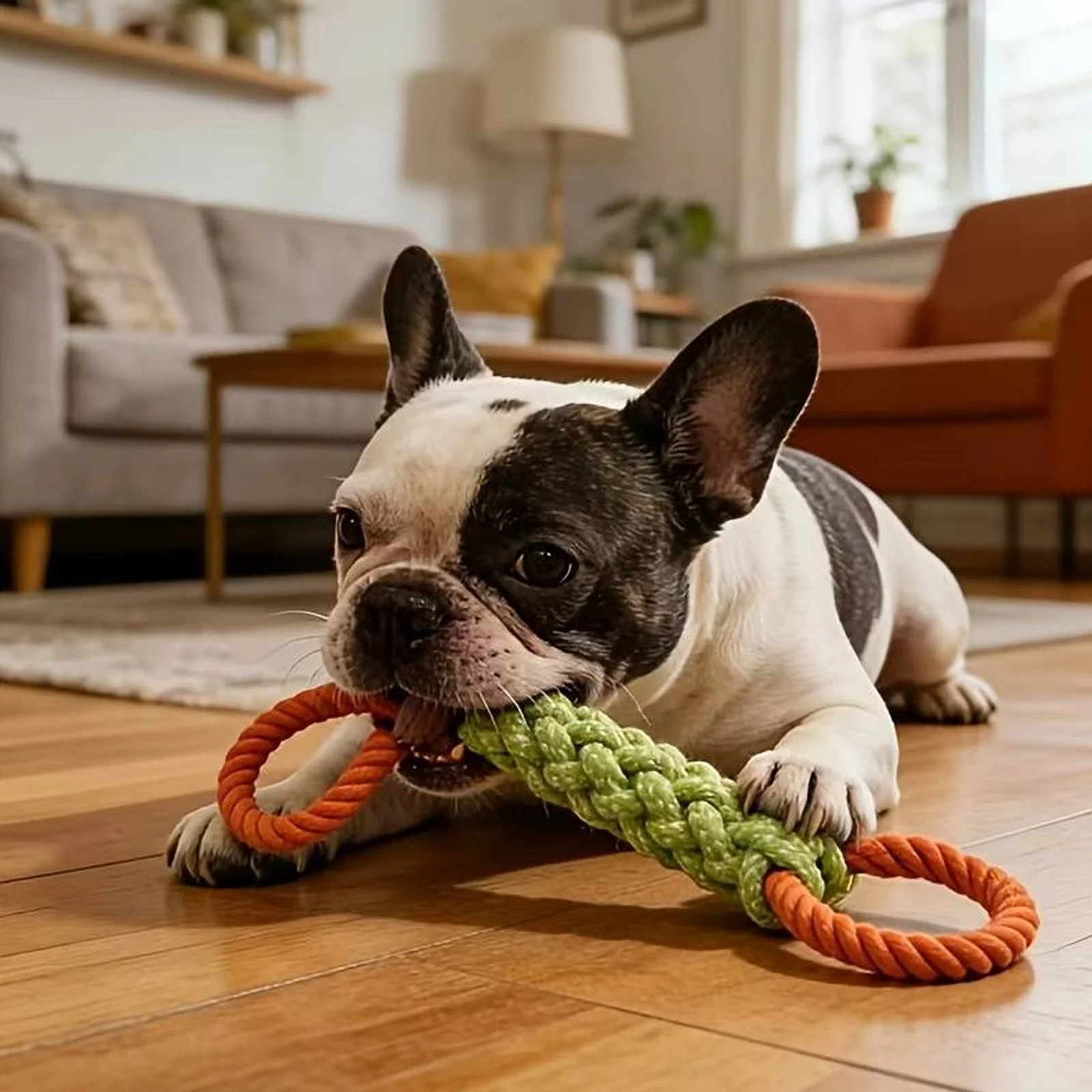 Прочная веревочная игрушка-узе – обзор и цена Indestructible Dog Chew Toy