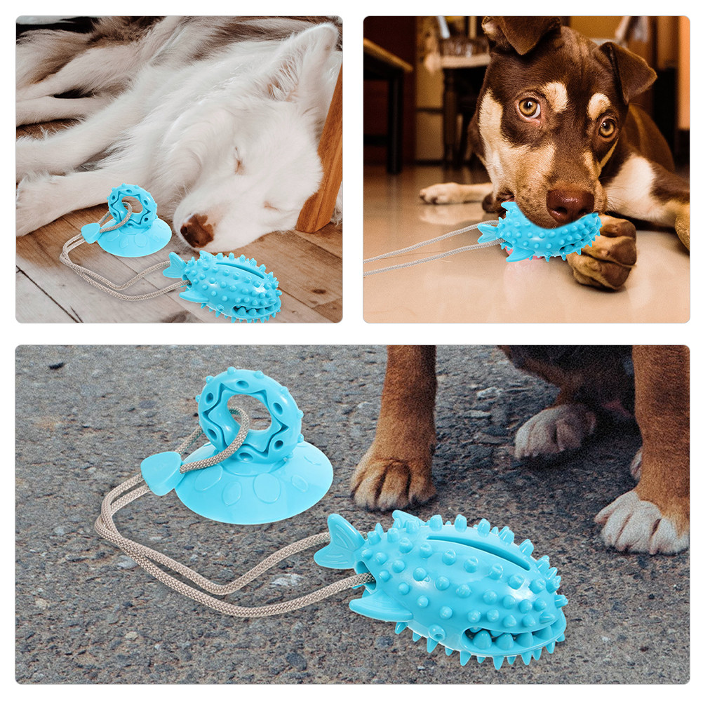 2 шт. интерактивная игрушка дл – обзор и цена Suction Cup Dog Tug Toy