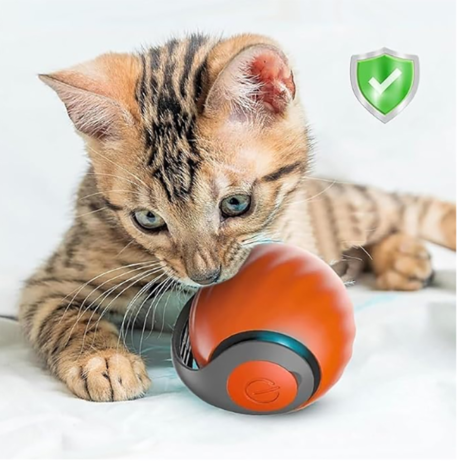 Интерактивная игрушка для коше – обзор и цена Automatic Moving Dog Ball