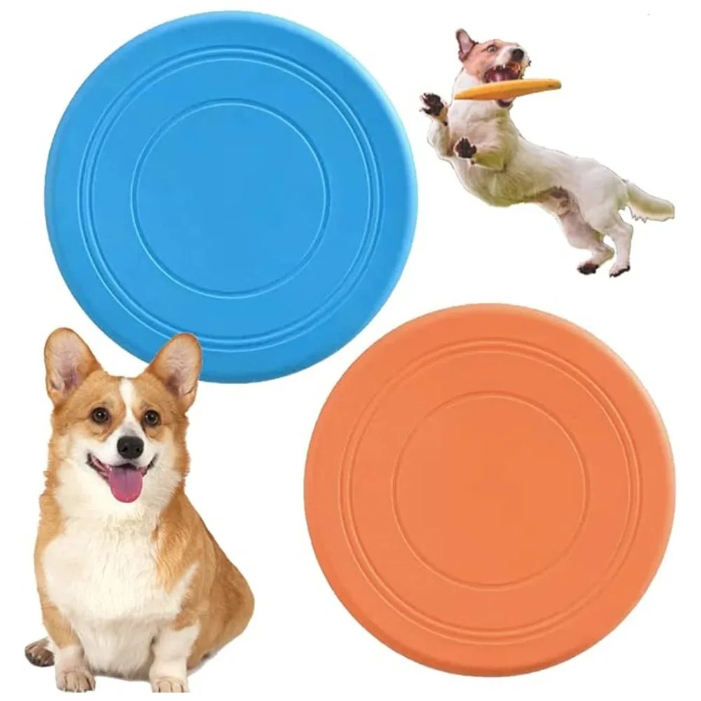 Силиконовая летающая тарелка,  – обзор и цена Flying Disc Dog Training Toy